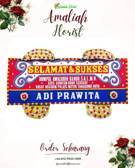 Papan Bunga Ucapan Selamat Salahutu